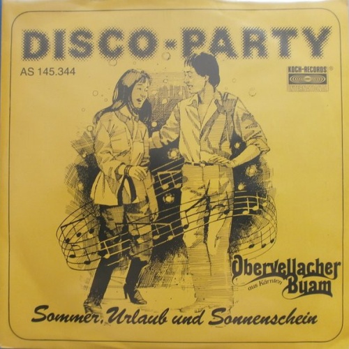 7", Single Obervellacher Buam - Disco-Party