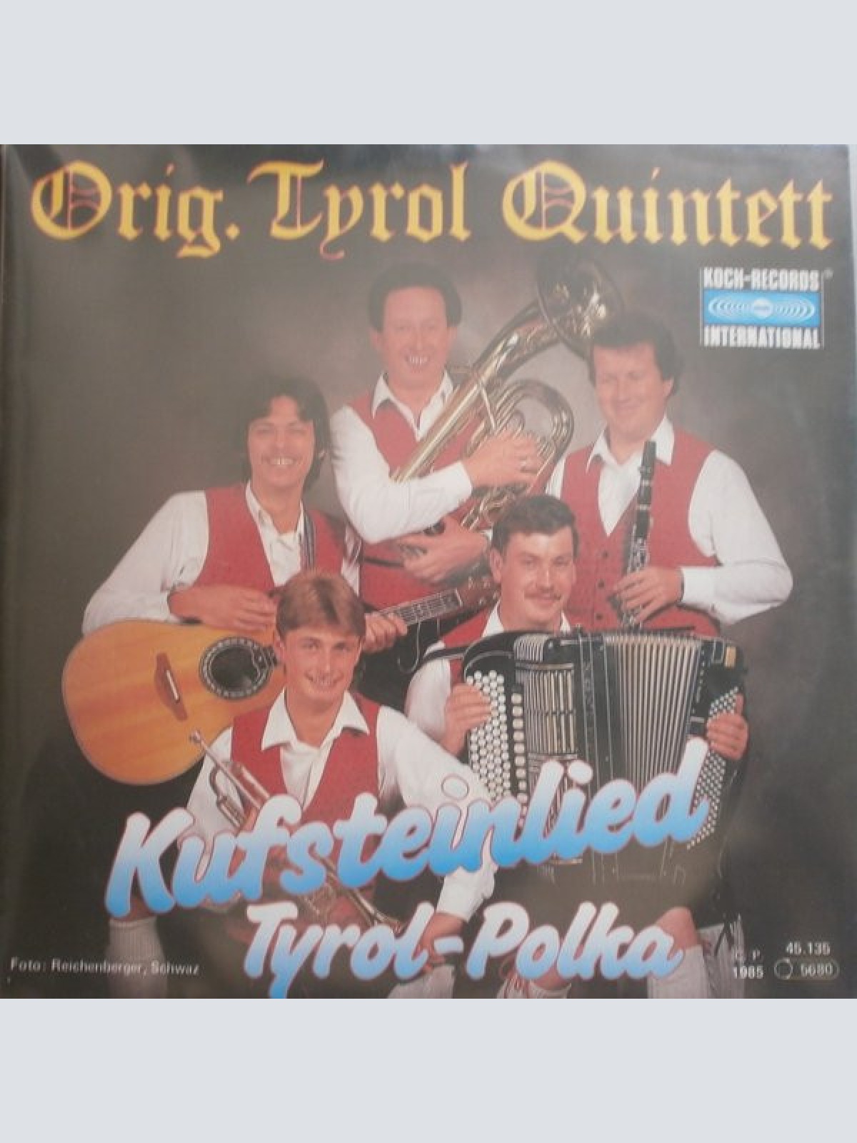 7", Single, Yel Original Tyrol Quintett - Kufsteinlied