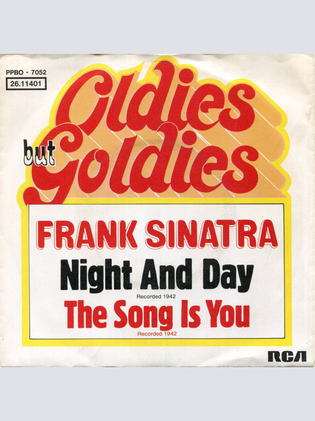 7", Mono Frank Sinatra - Night And Day / The Song Is You