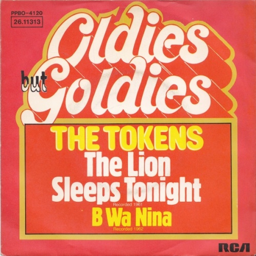 7", Single The Tokens - The Lion Sleeps Tonight / B Wa Nina