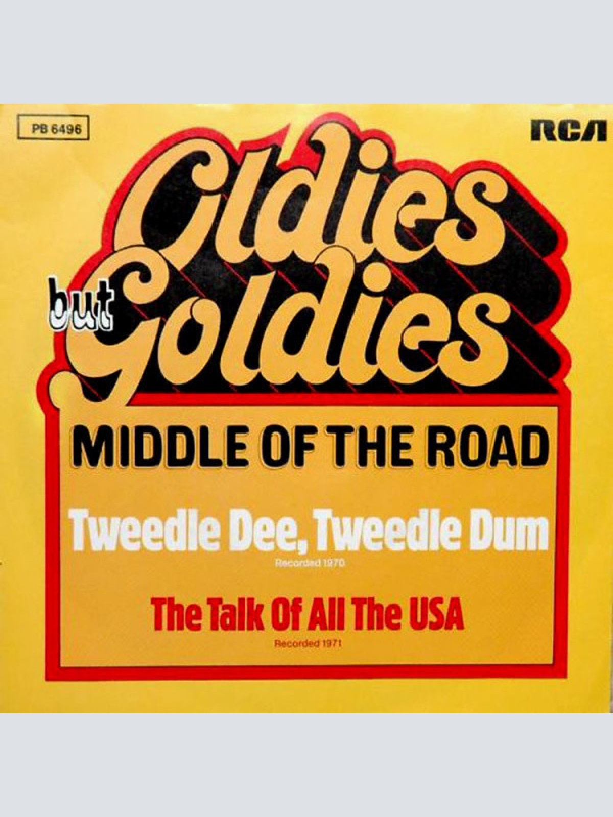 7", Single, RE Middle Of The Road - Tweedle Dee, Tweedle Dum / The Talk Of Al...