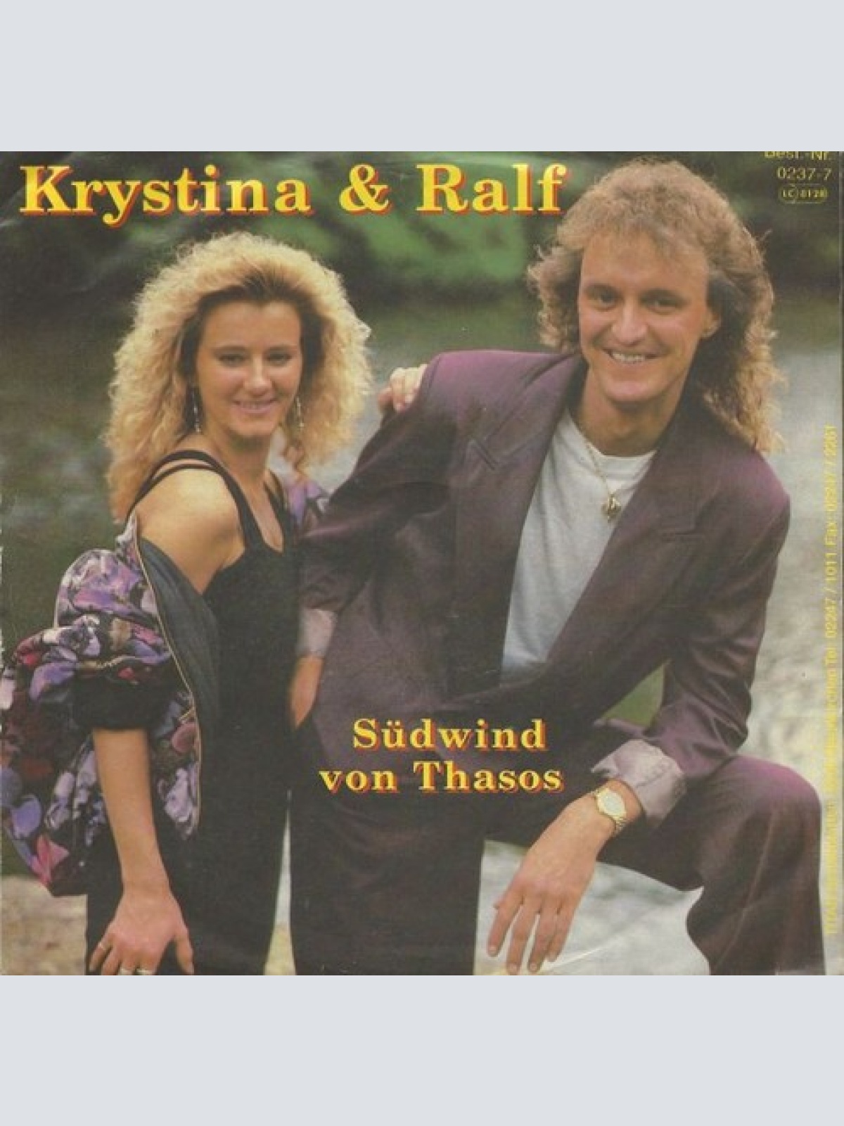 7", Single Krystina & Ralf - Südwind von Thasos