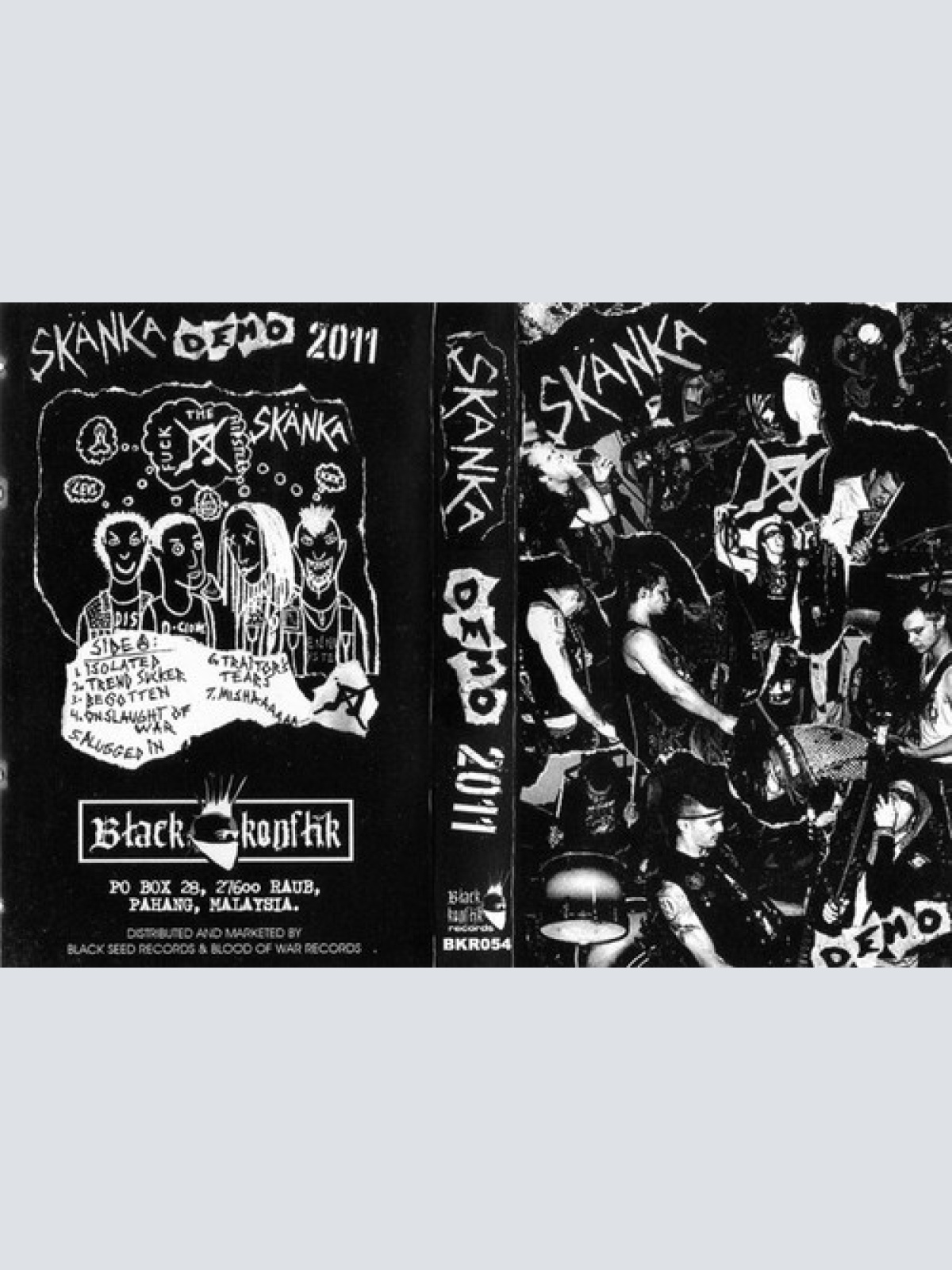 Cass, S/Sided Skanka - Demo 2011