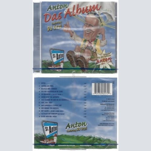 CD--NM-SEALED-ANTON DAS ALBUM--DJ ÖTZI -2000- -- DAS ALBUM
