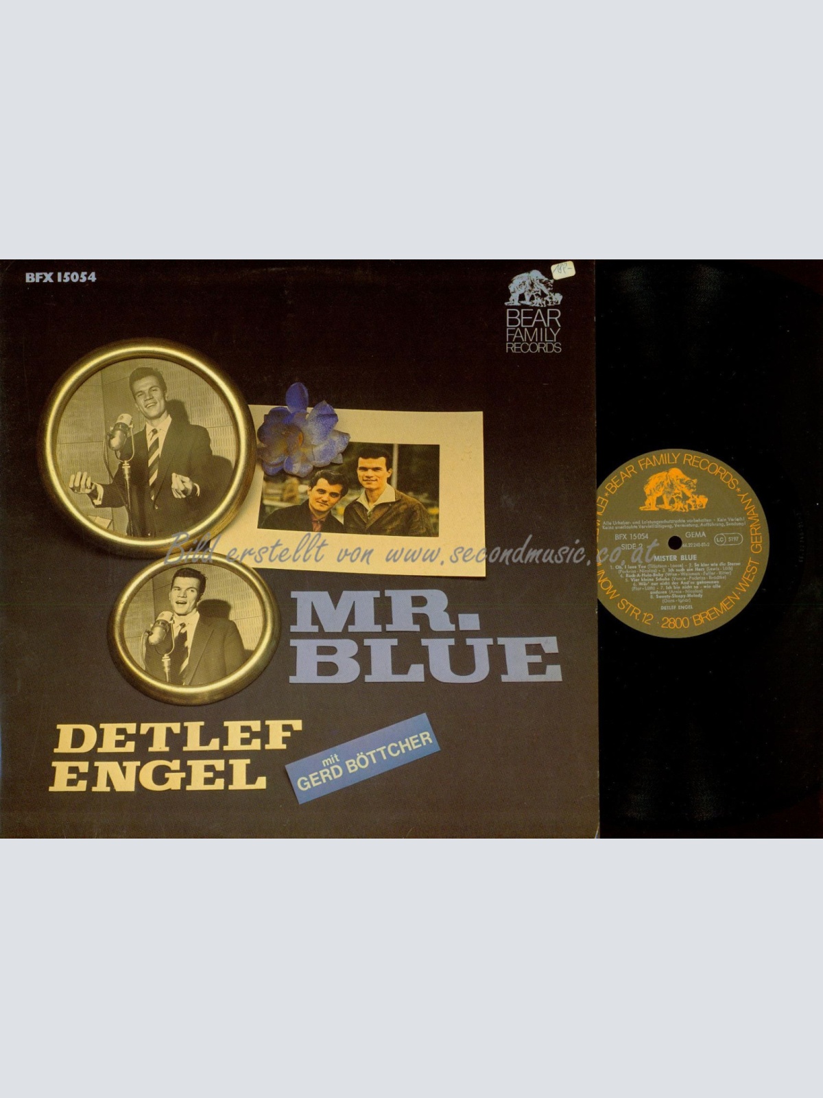 LP--DETLEF ENGEL MISTER BLUE