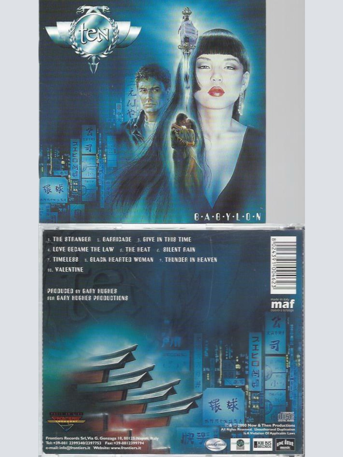 CD- Ten    Babylon   Promo