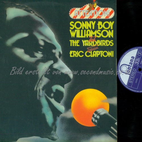 LP-SONNY BOY WILLIAMSON & THE YARDBIRDS FEAT ERIC CLAPTON-ATTENTION