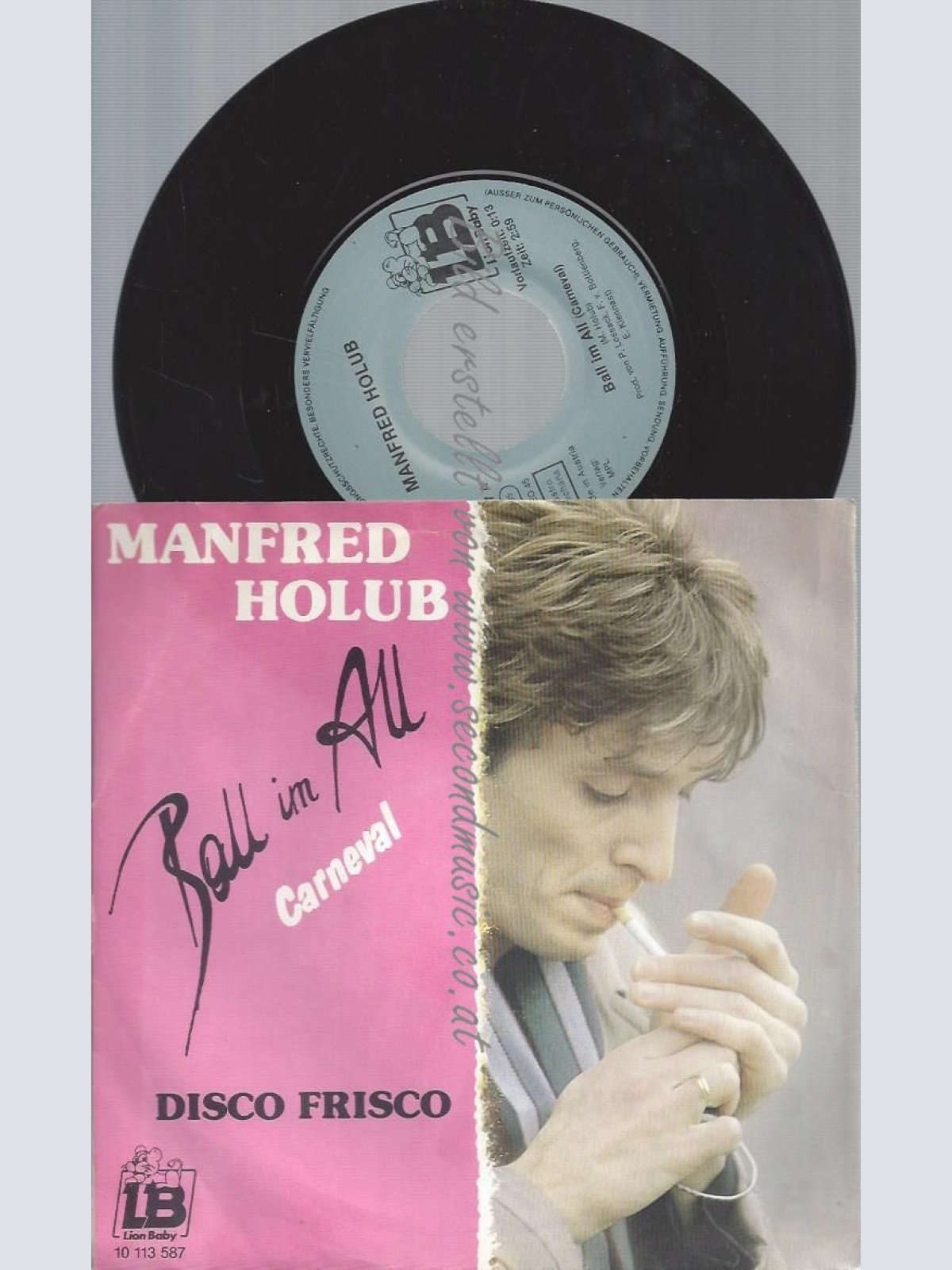 7"   Manfred Holub – Ball Im All