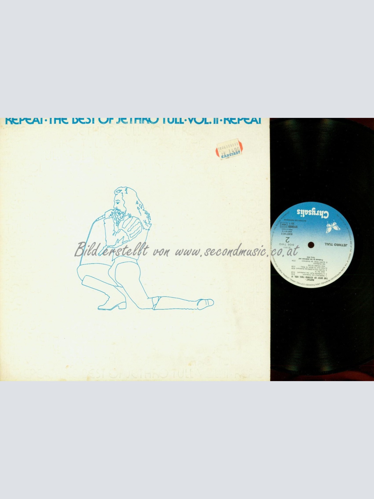 LP--JETHRO TULL REPEAT THE BEST OF VOL II