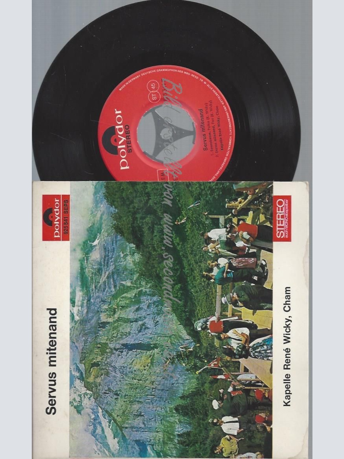 7" SERVUS MITENAND // KAPELLE RENE WICKY CHAM