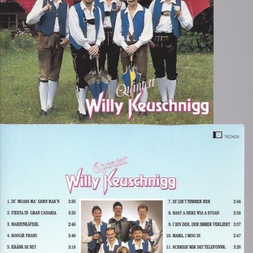 CD -Quintett Willy Keuschnigg  //   Di muaß ma gern hab'n