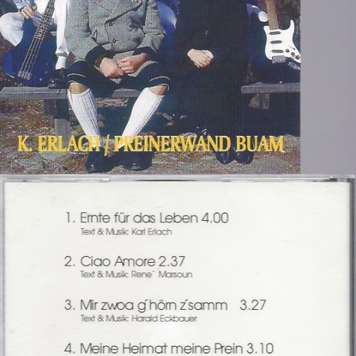 CD -K Erlach Preinerwand Buam Ernte Für das Leben