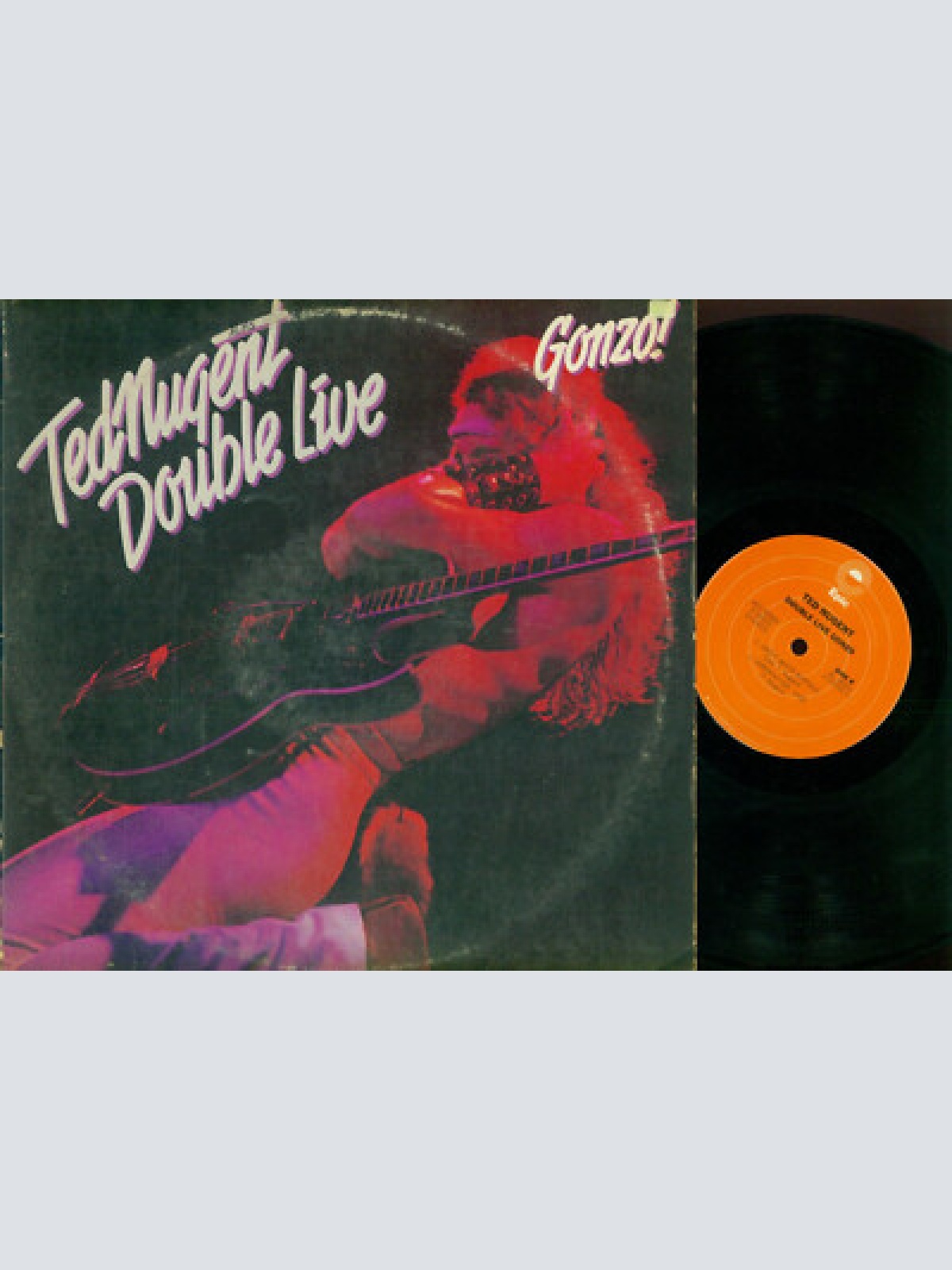 DLP--Ted Nugent – Double Live Gonzo! // US LP