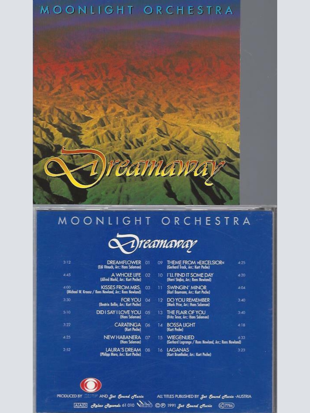 CD -Moonlight Orchestra Dreamaway