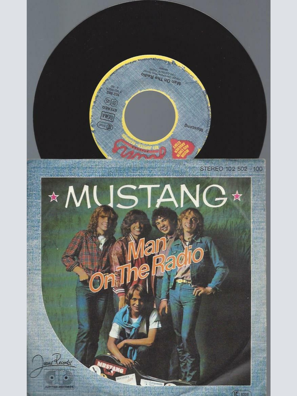 7"    Mustang    Man On The Radio