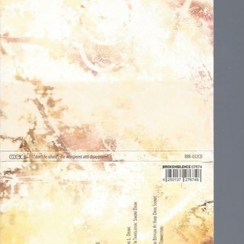 CD Codeia  "Don't Be Afraid" She Whispered And Disappeared