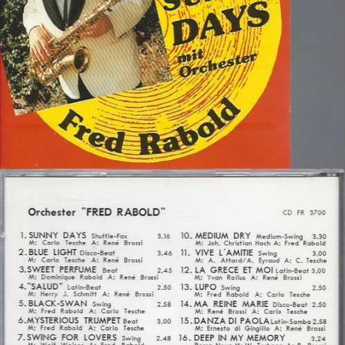 CD-Fred Rabold Sunny Days