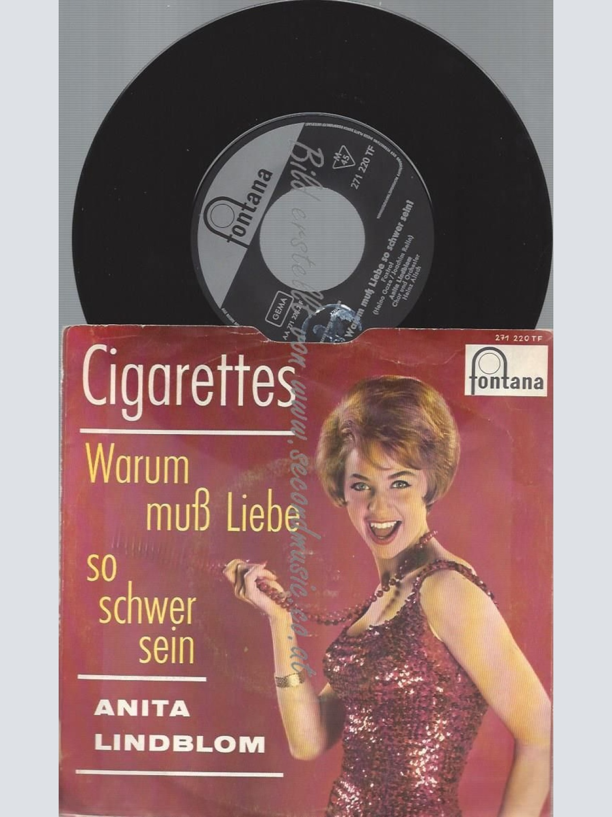 7"  Anita Lindblom  Cigarettes