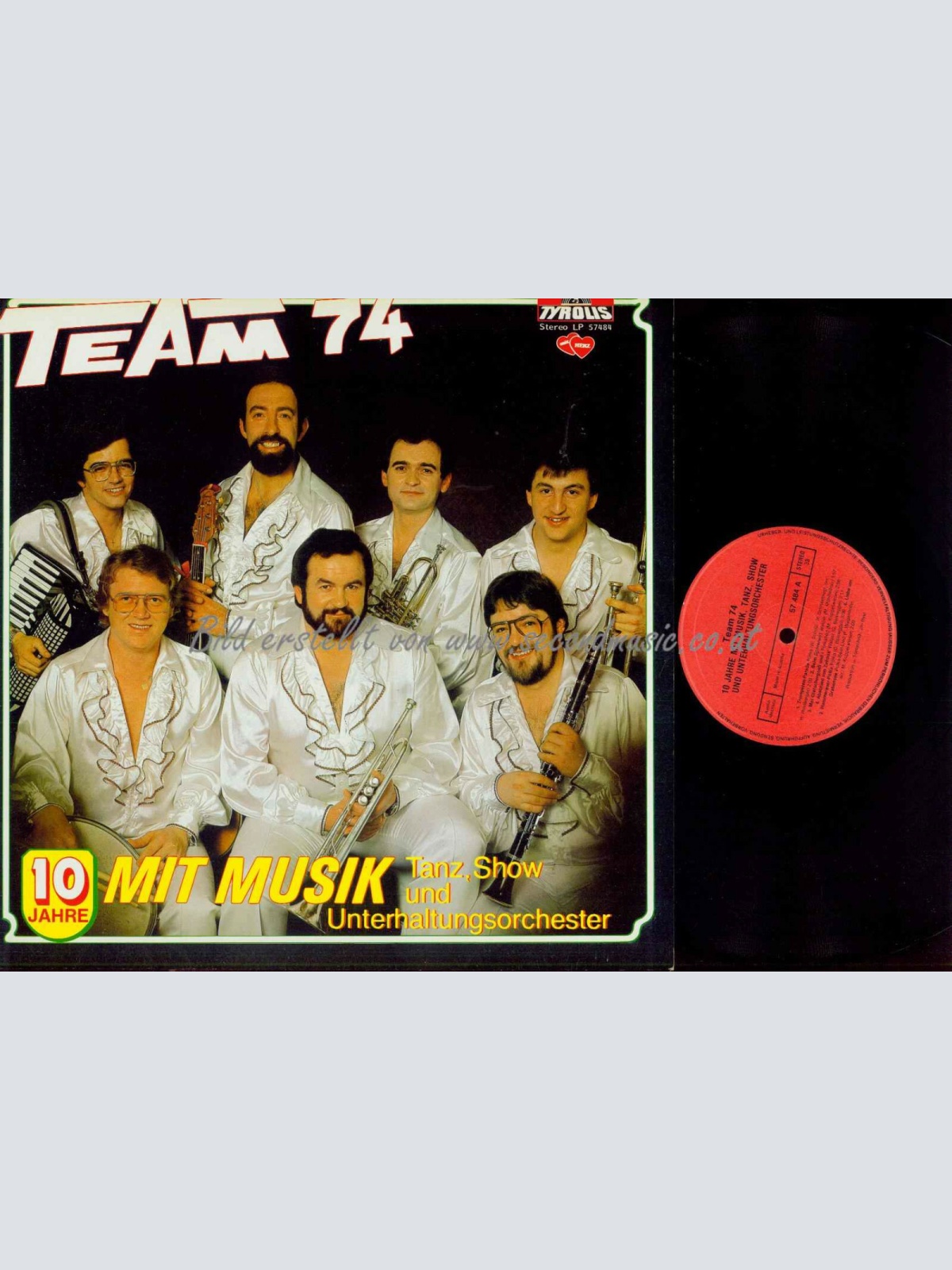 LP--Team 74 -- 10 Jahre mit Musik  /   NM
