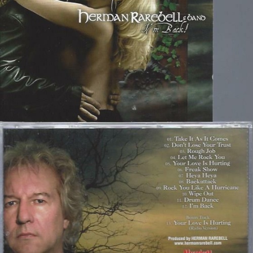 CD-- Herman Rarebell  I'm Back! //USED