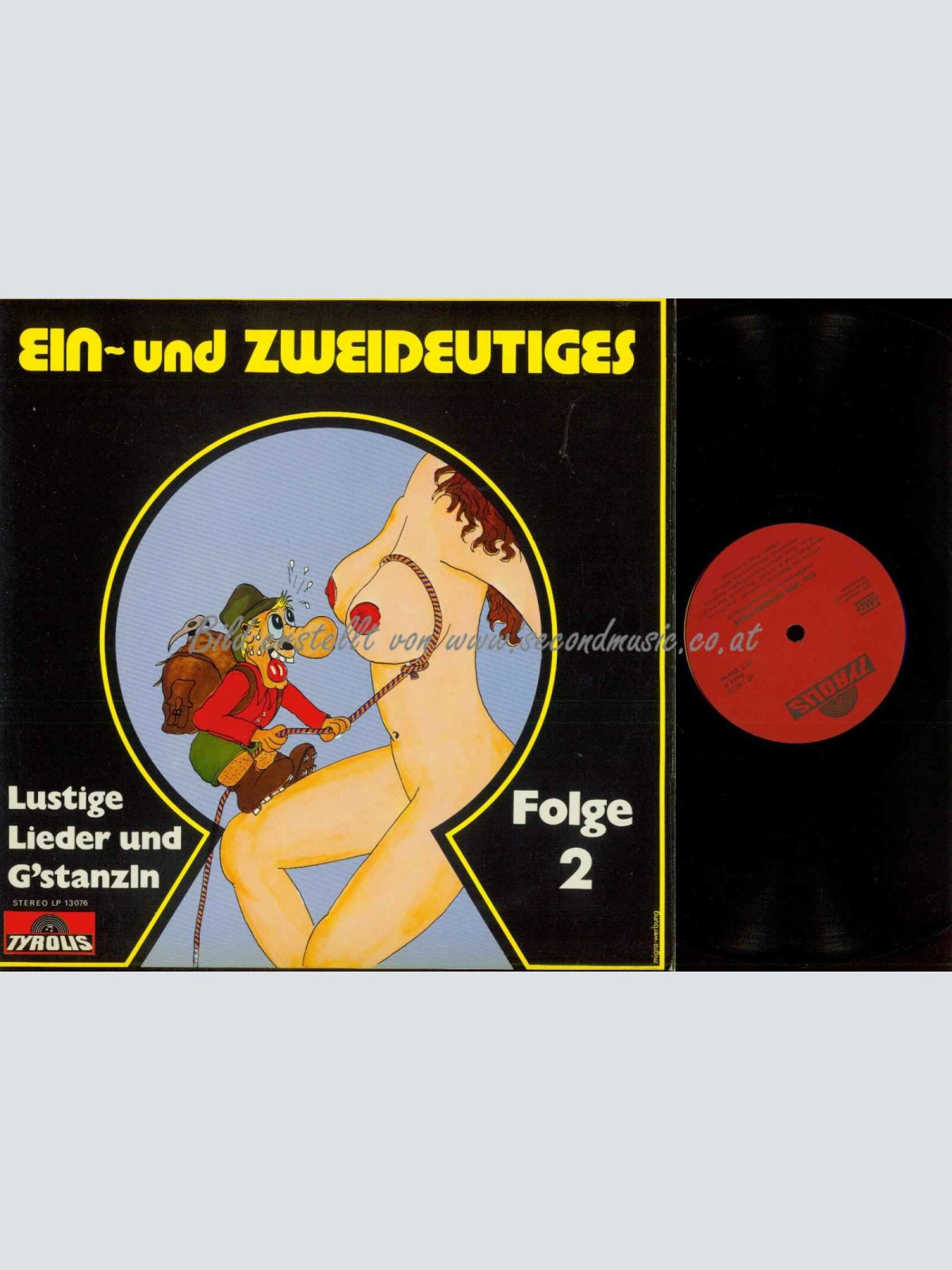 LP--Ein- Und Zweideutiges (Lustige Lieder Und G'stanzln Folge 2) /   NM