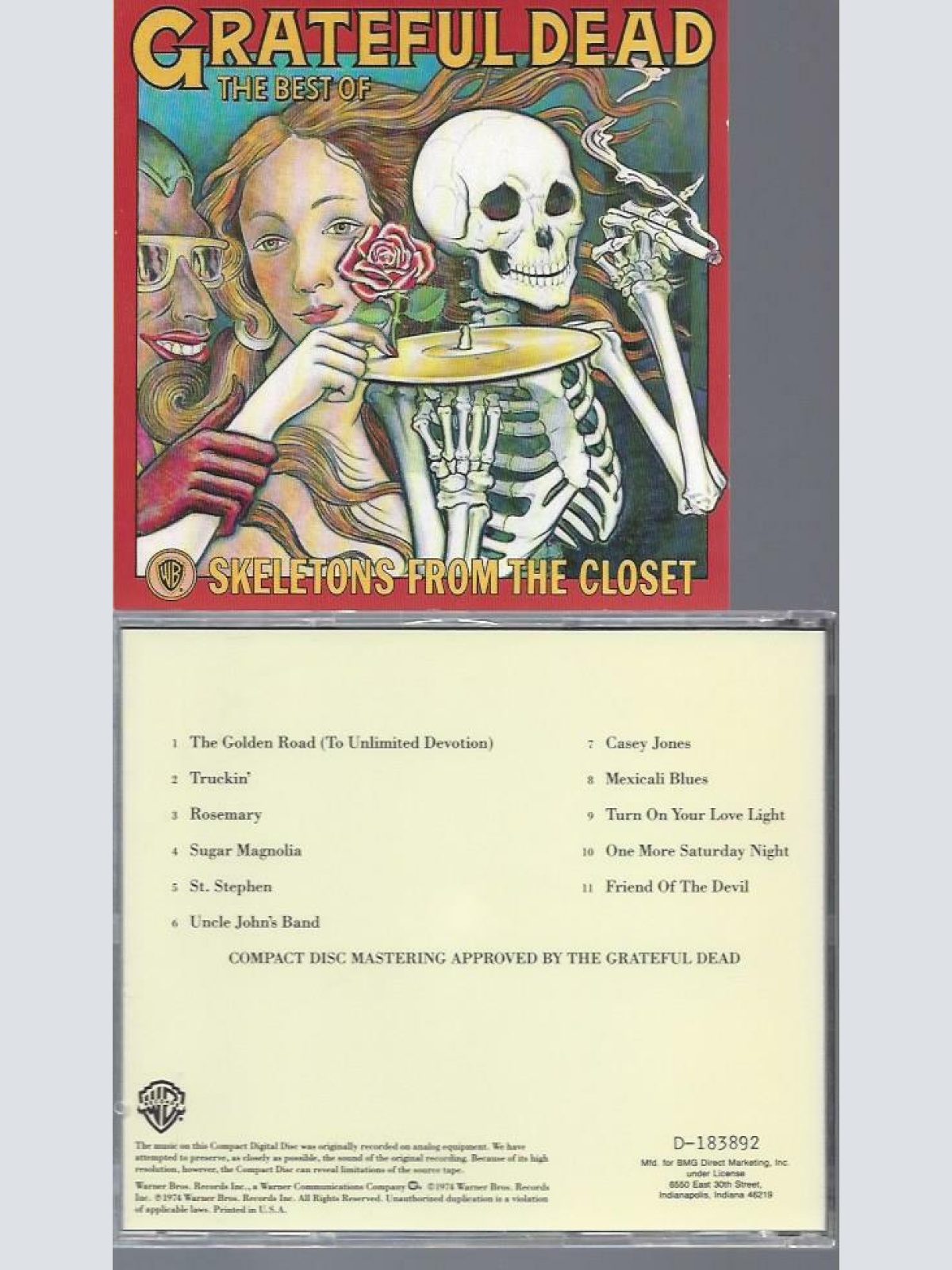 CD-  Grateful Dead – The Best Of: Skeletons From The Closet // US