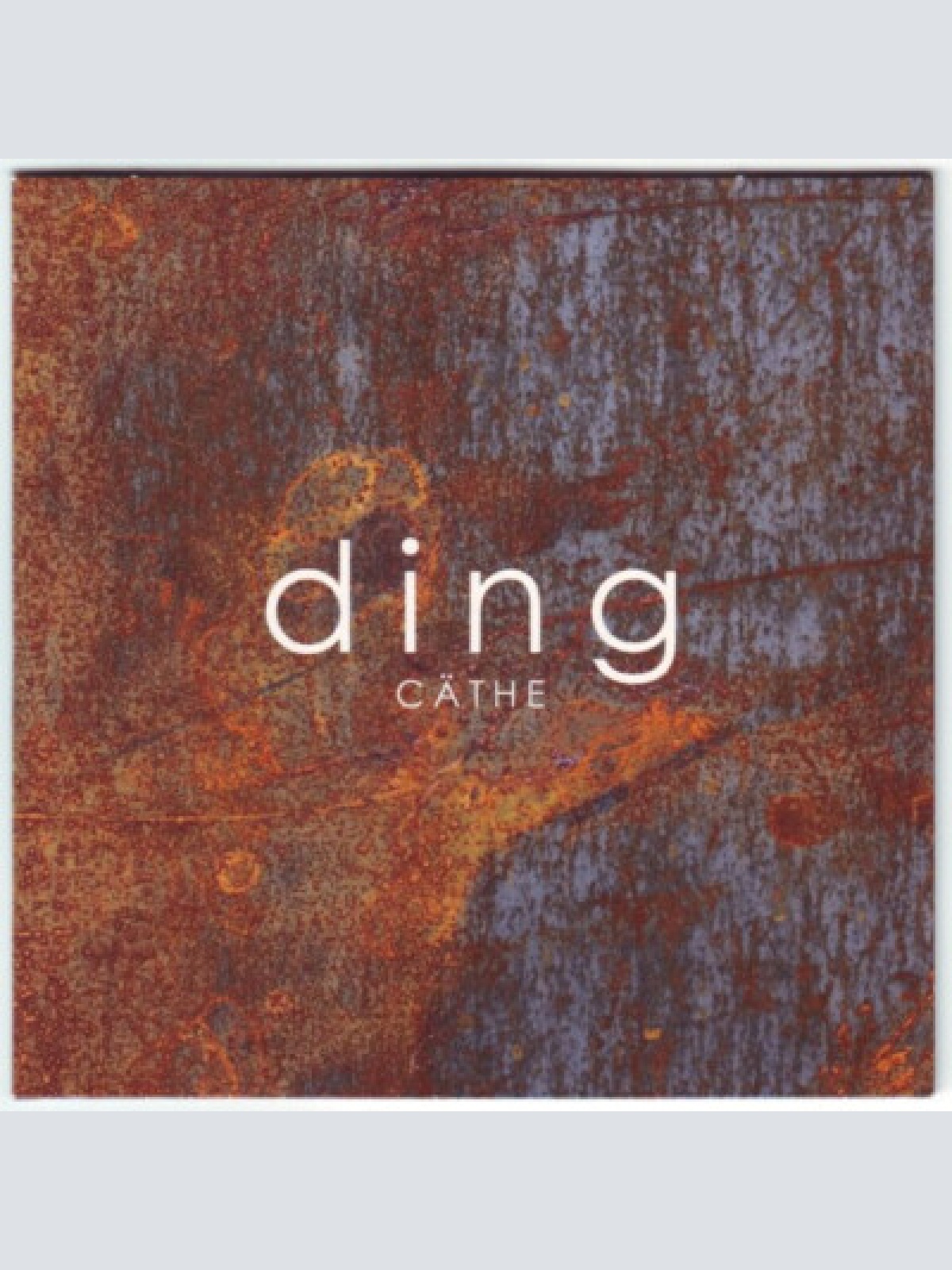 CD, Single, Promo Cäthe - Ding