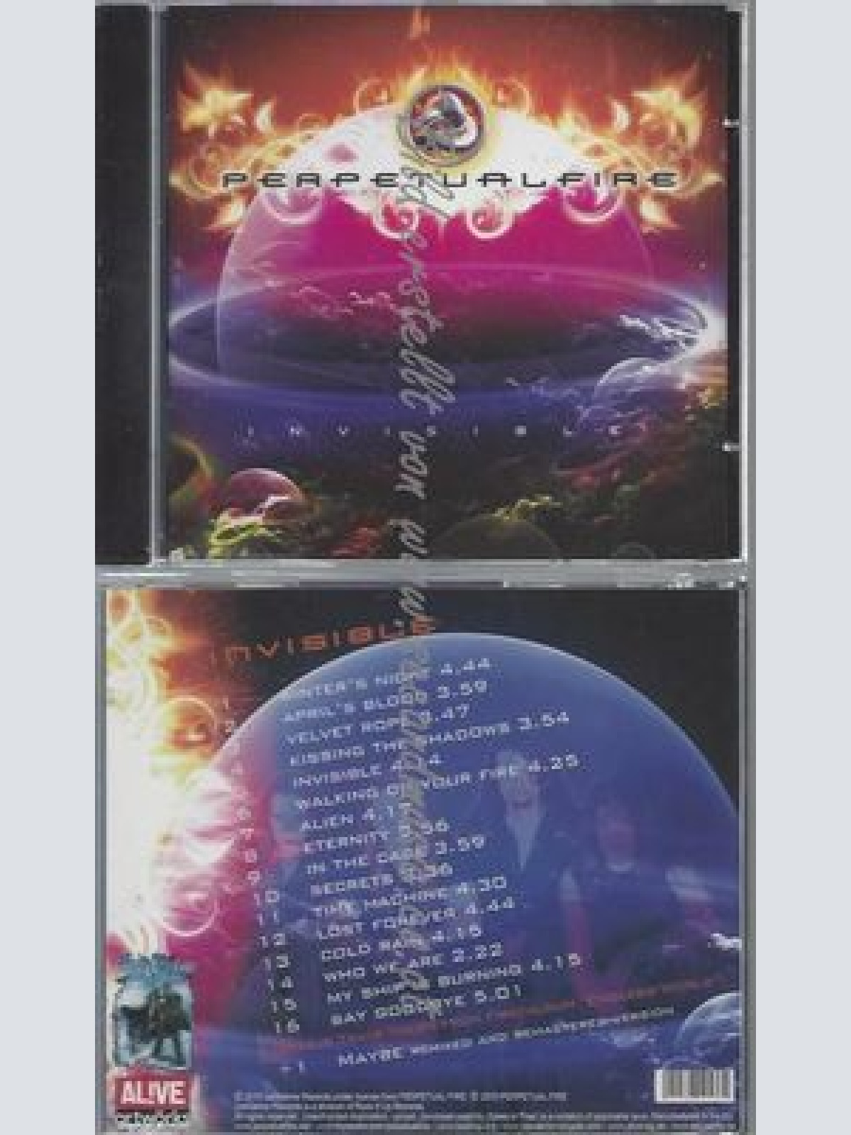 CD--PERPETUAL FIRE--INVISIBLE [+ , LIMITED EDITION] | LIMITED EDITION