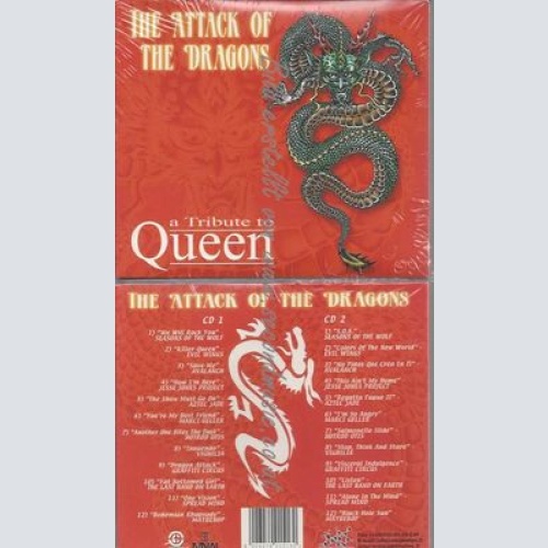 CD--VARIOUS--THE ATTACK OF THE DRAGONS - A TRIBUTE TO QUEEN | DOPPEL-CD
