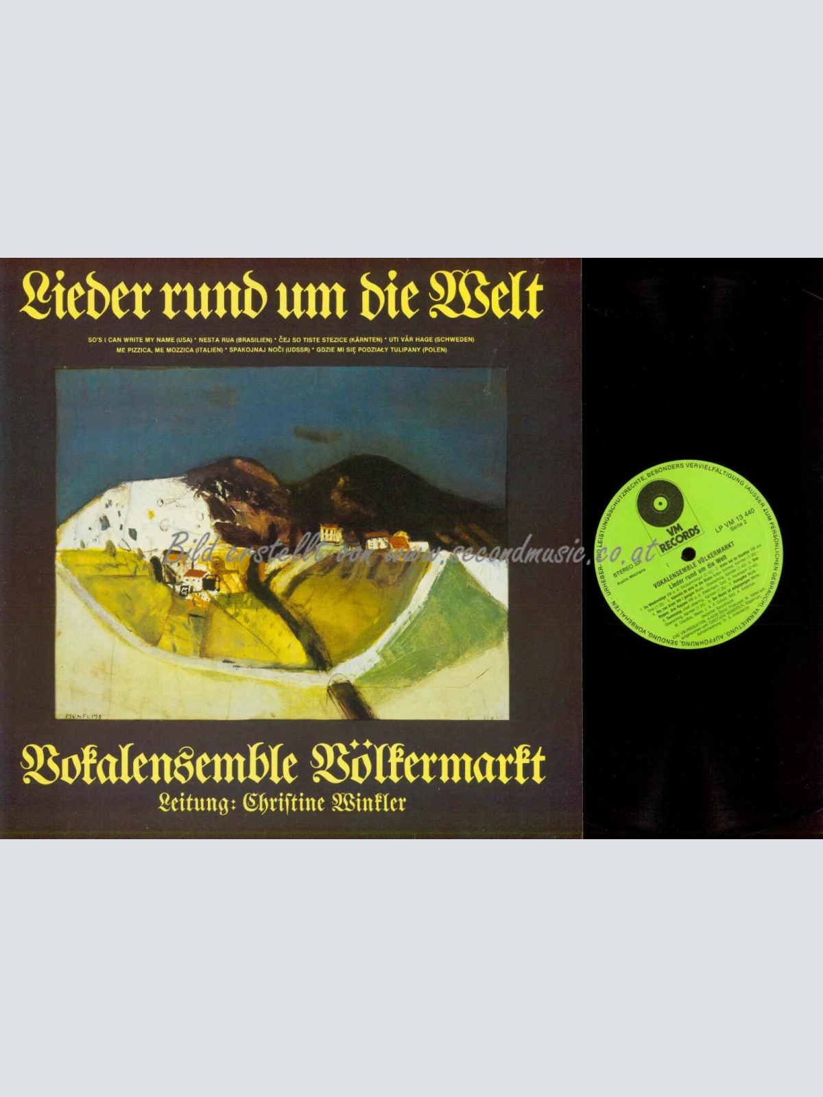 LP--Vokalensemble Völkermarkt – Lieder Rund Um Die Welt /   NM