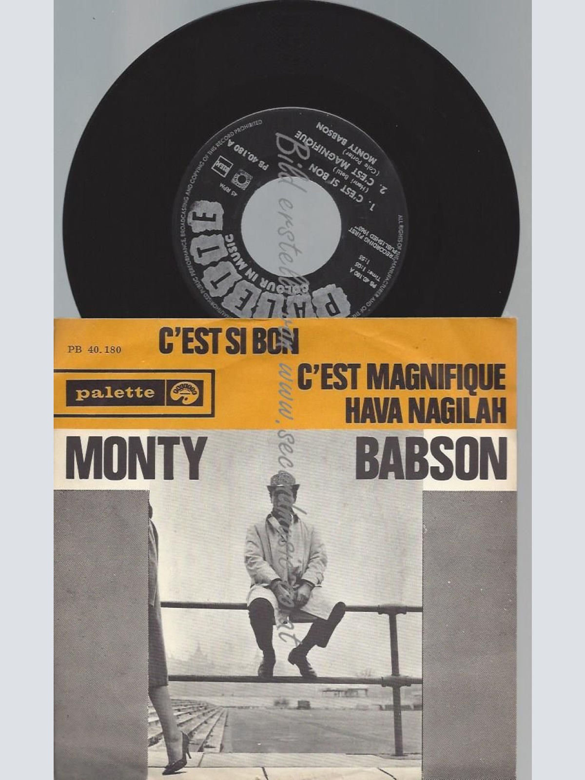 7"   Monty Babson  C'Est Si Bon