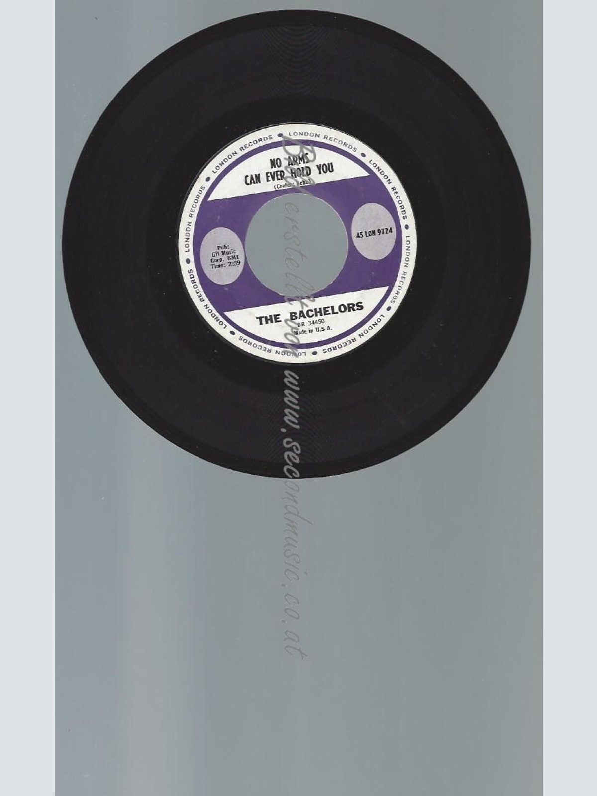 7"   The Bachelors – No Arms Can Ever Hold You