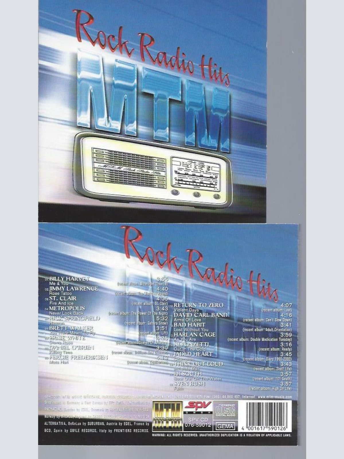 CD--MTM ROCK RADIO HITS