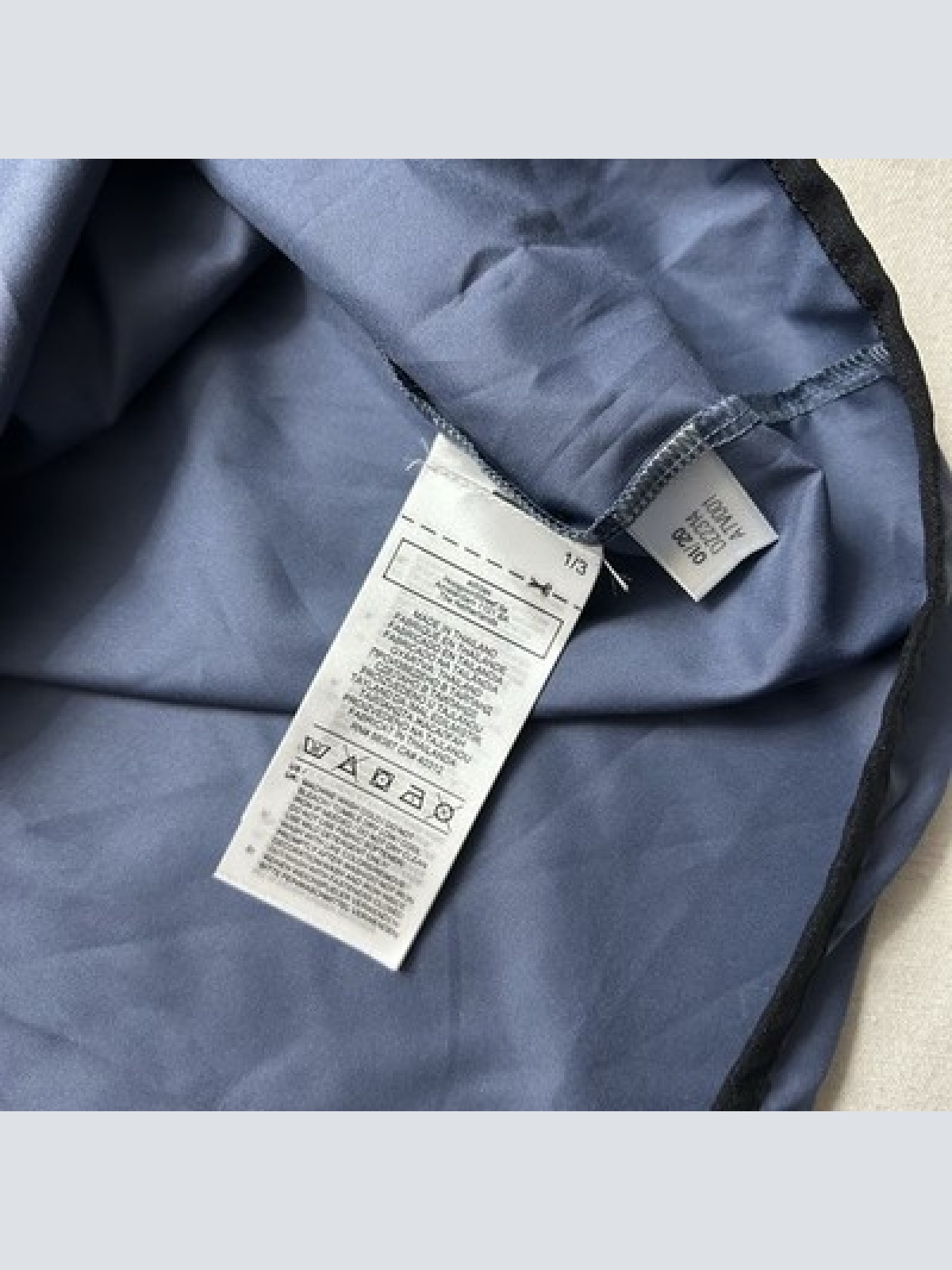 Adidas Running Windbreaker Jacke dünn Blau Herren Größe 2XL Maße siehe Fotos