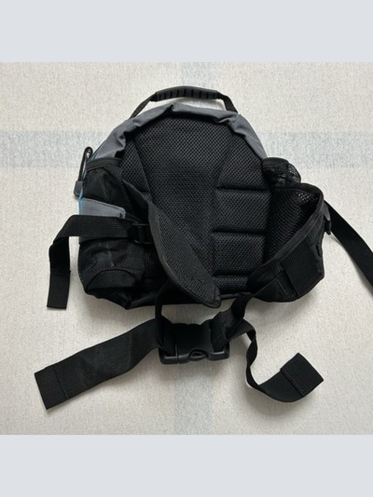 Spartan Sport Hüfttasche Wandern Walking Outdoor 23cm Blau Grau Verstellbar