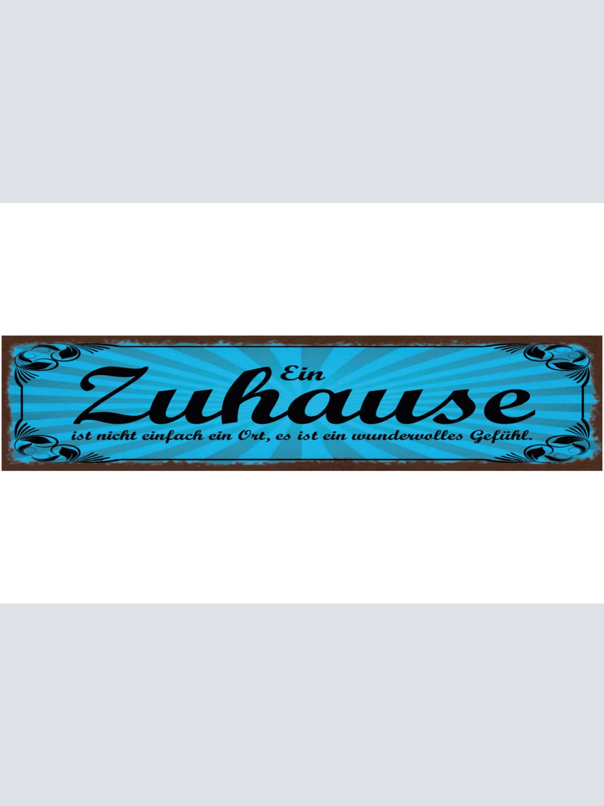 Schild Zuhause Ist Wo Der Anker Hält Schiff Haus Wohnung 46 x 10 Blech od. Holz