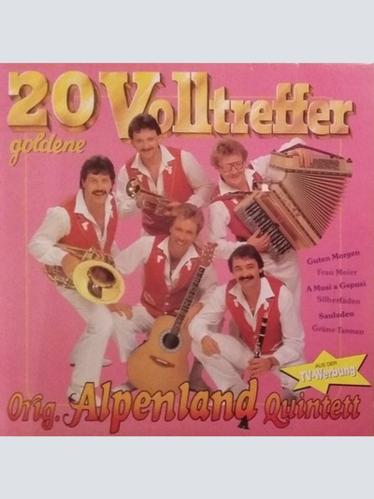 LP Orig. Alpenland Quintett - 20 Volltreffer