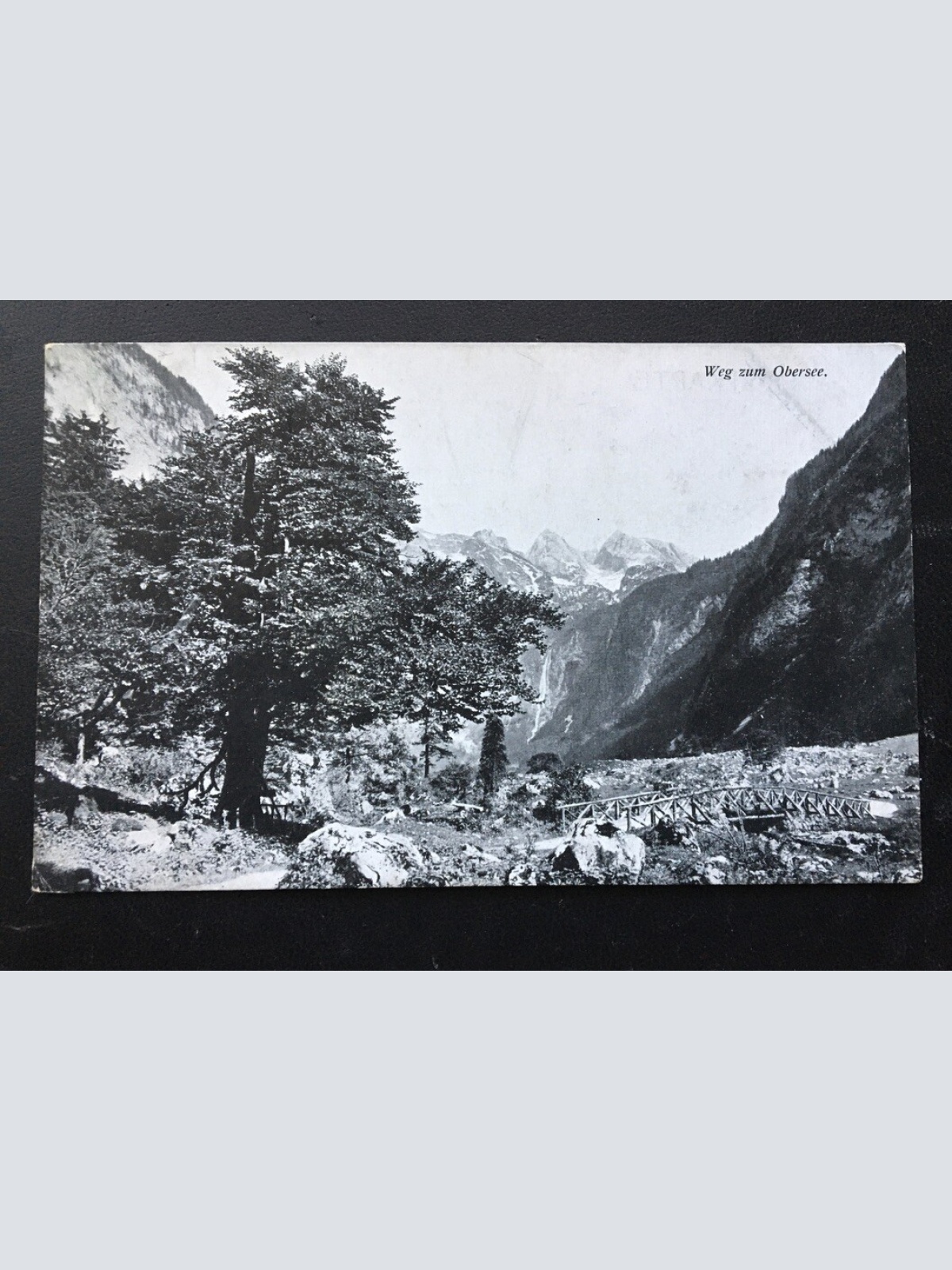 Weg zum Obersee - Brücke - Osttirol, Österreich 400321 TH