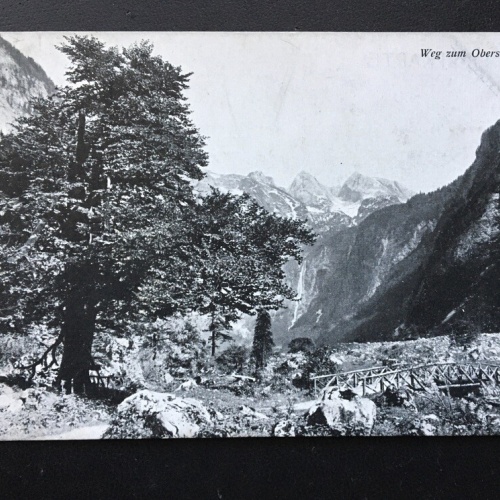 Weg zum Obersee - Brücke - Osttirol, Österreich 400321 TH