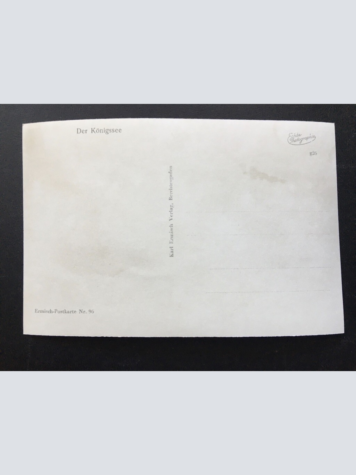 Der Königssee - Ruderboot -  Berchtesgaden Bayern - Deutschland 400273 TH F