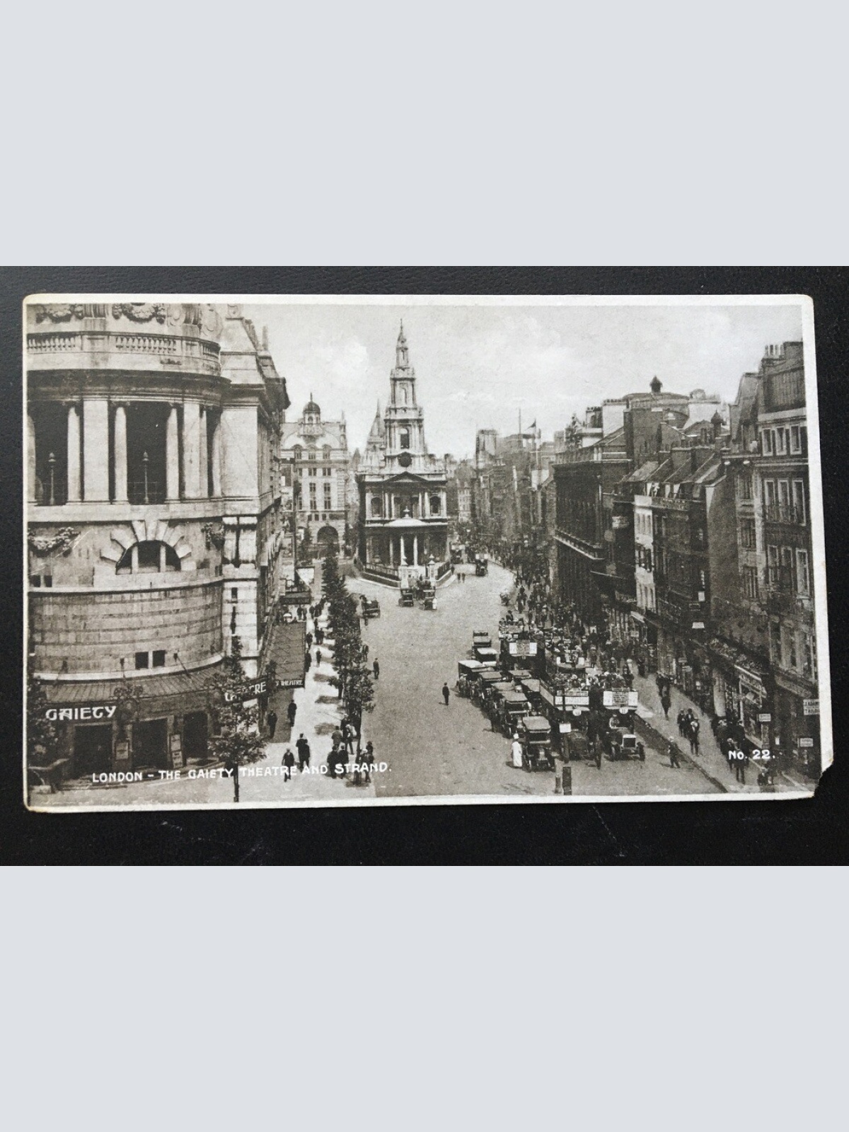 London - Gaiety Theatre and Strand - England Großbritannien 400239 TH