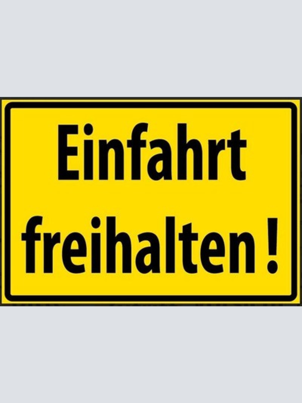 Nostalgie schild einfahrt freihalten 12x18/ 20x30 /30 x 40 blech od.holz