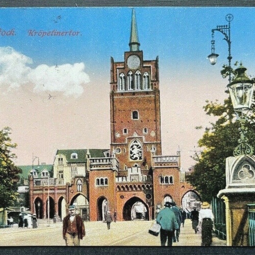Rostock Kröpeliner Tor Stadt Turm Mecklenburg-Vorpommern Deutschland 410726 C