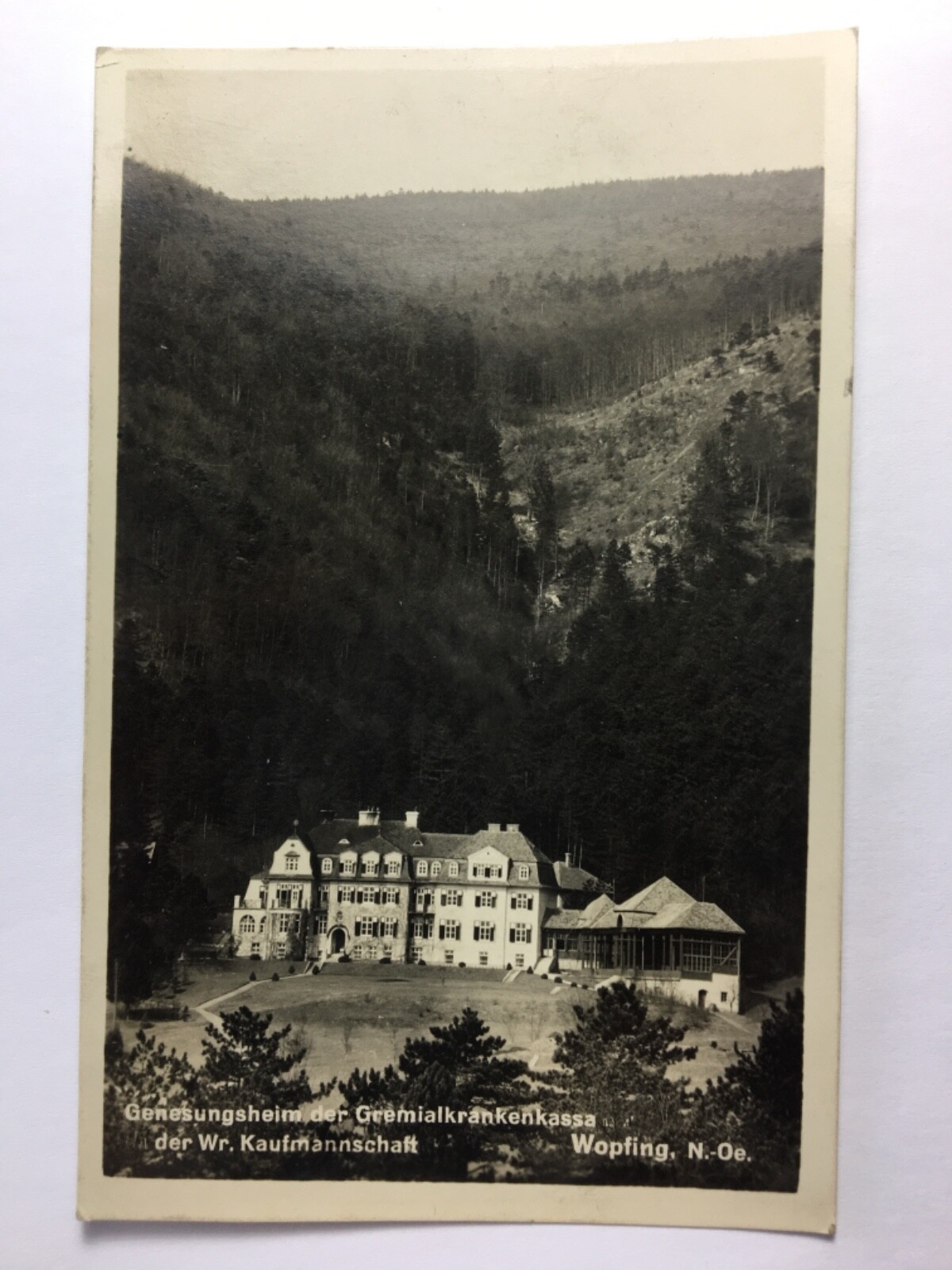 Wopfing - Genesungsheim der Greminalkrankenkassa Wr. Kaufmannschaft 30099 ShNö