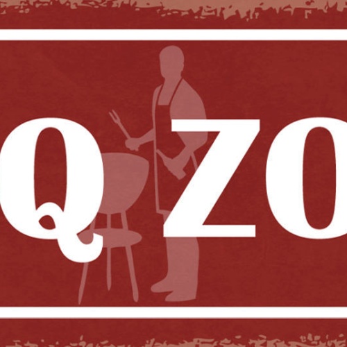 Schild BBQ Zone Grillen Grill Griller Fleisch Grillfest 27x10 Blech od.Holz