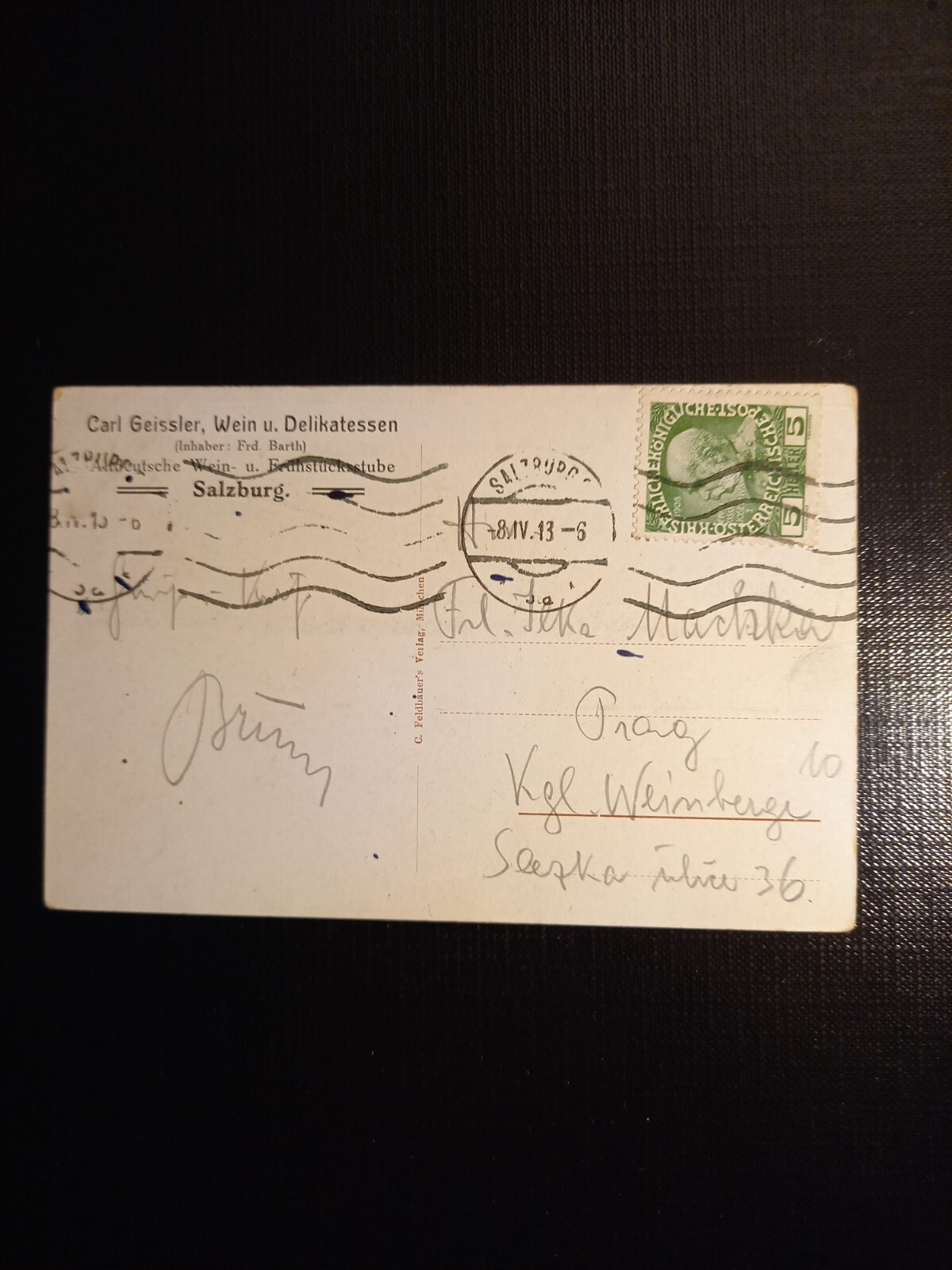 Salzburg, Festung u.Untersberg vom Kapuzinerberg 430069 gr