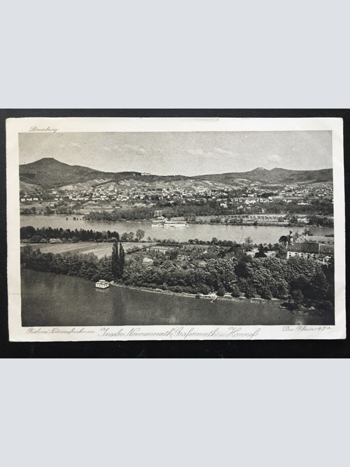 Löwenburg - Inseln Nonnenwerth, Grafenwerth & Honnef - Deutschland 400294 TH F