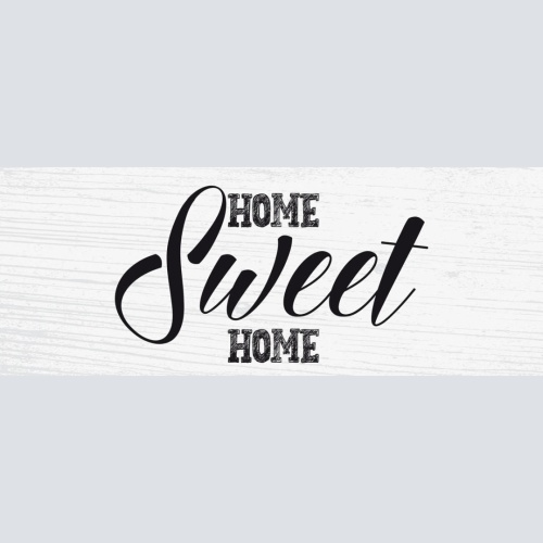 Schild Home Sweet Home Zuhause Haus Heimat Heim Familie 27x10 Blech od.Holz