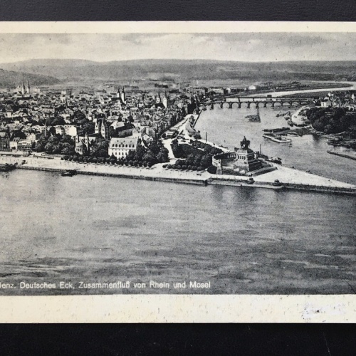 Koblenz - Deutsches Eck - Zusammenfluss v. Rhein & Mosel - Deutschland 400358 F
