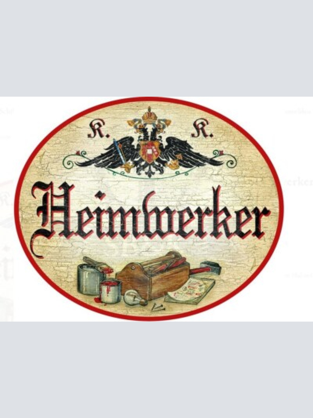 Kuk nostalgie holzschild heimwerker